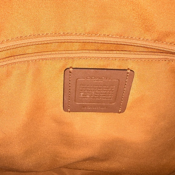 Coach Cream Floral Tote Bag - Picture 3 of 3